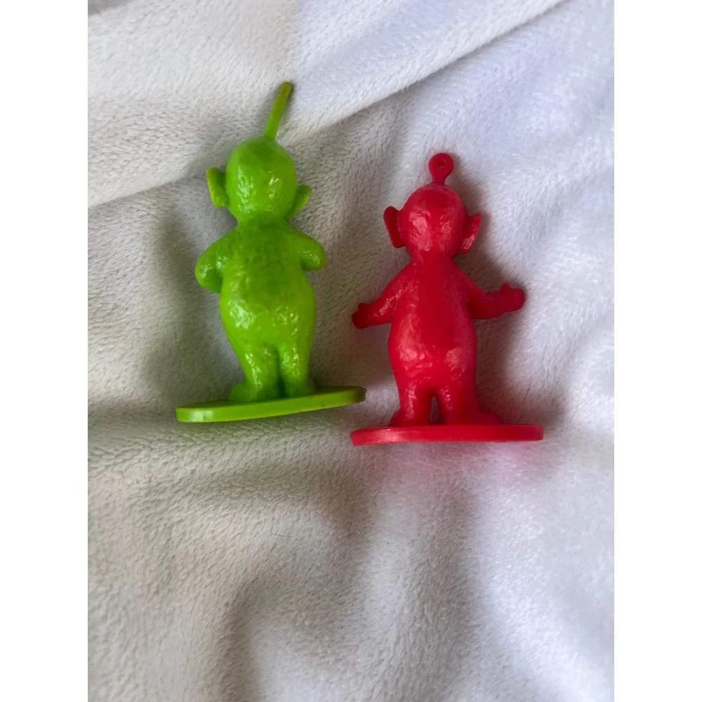 Vintage 1998 Teletubbies DecoPac Cake Topper Figures Dipsy Po Ragdoll Lot‎ of 2